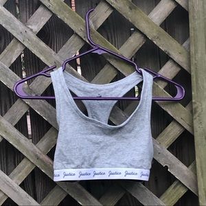 Cute justice sports bra size 34!!